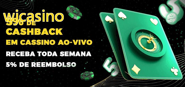 Promoções do cassino ao Vivo wjcasino